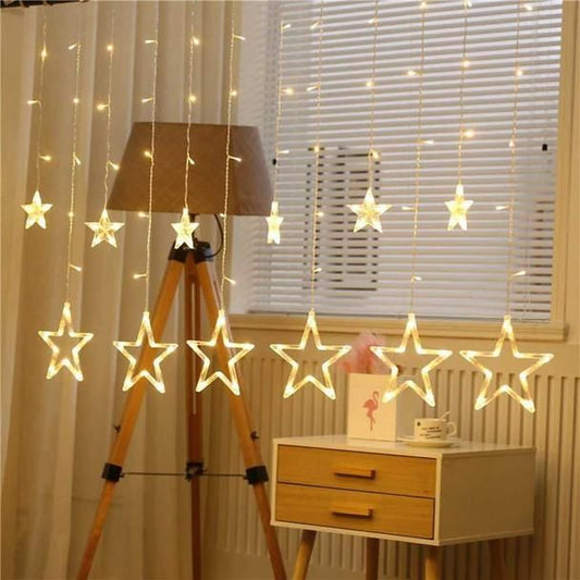 6Star+6Curtain light (LED light for home decoration)