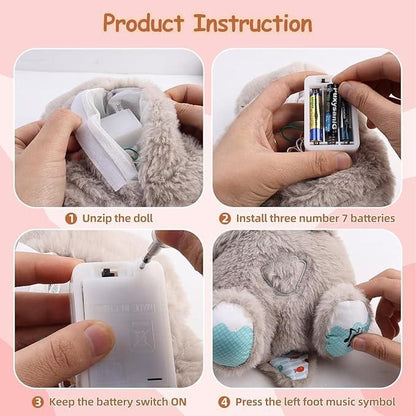 Baby Sound Machine Breathing Portable Plush Toy