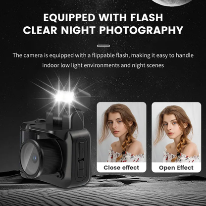 THEVISTASTORE® - Point-and-Shoot Mini Camera